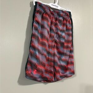 Under Armour Kids Zigzag Patterned Shorts - Red and Black